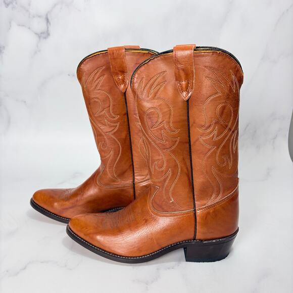Republic Boot Company Cimarron Handmade Cowboy Boots Mens 10.5 Style 51635 NWT main image 4